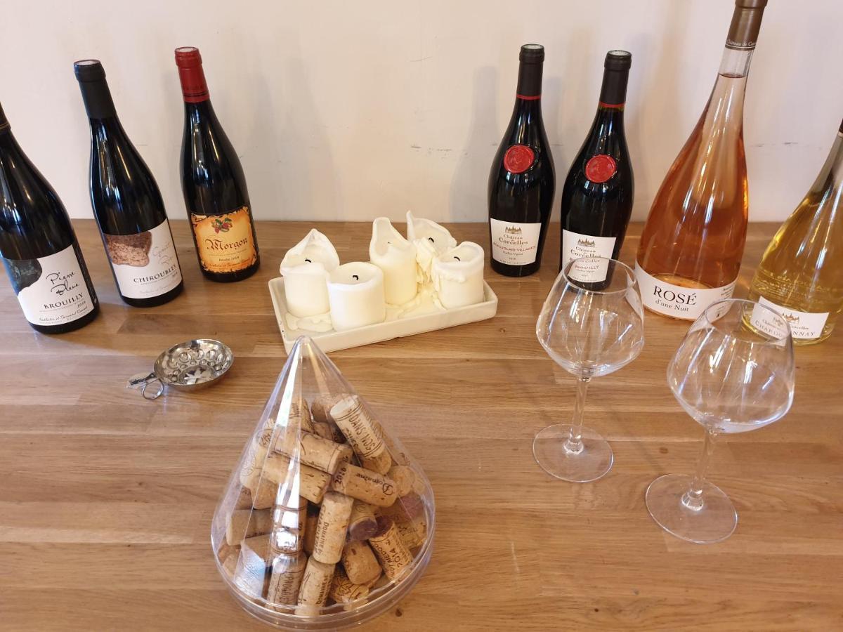 Le Relais Des Dix Crus - Logis Hotel B&B Corcelles-en-Beaujolais Luaran gambar