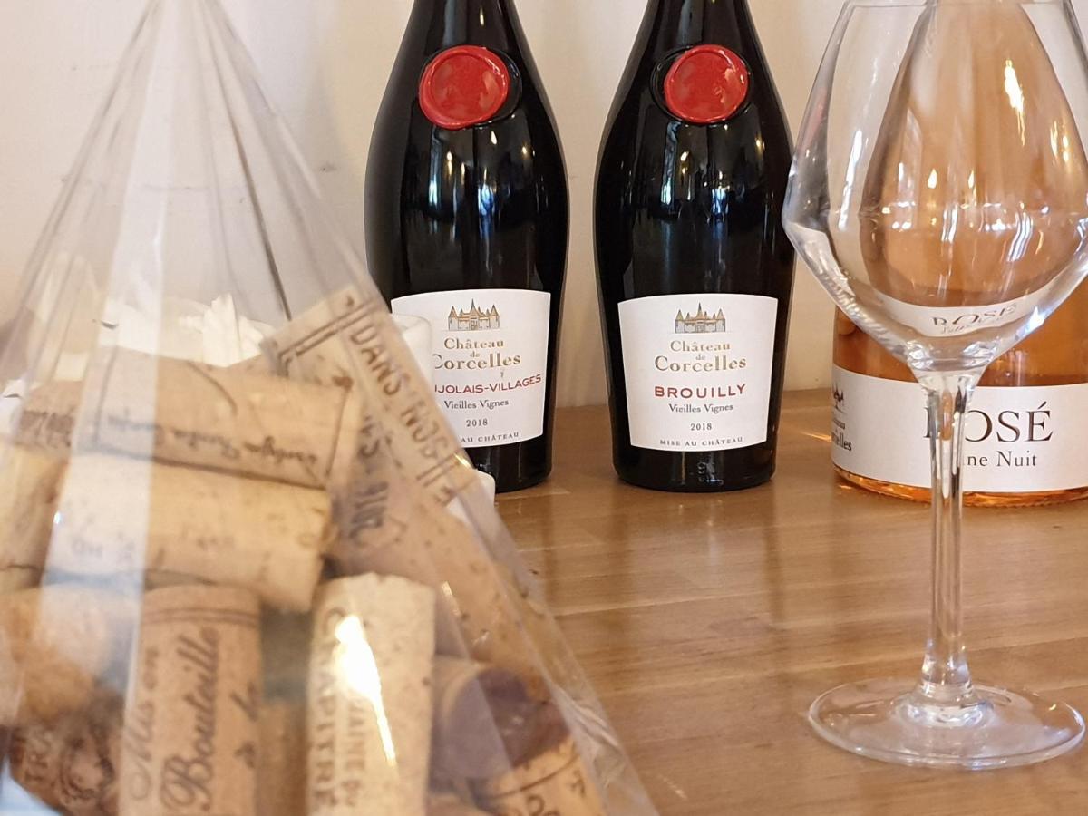 Le Relais Des Dix Crus - Logis Hotel B&B Corcelles-en-Beaujolais Luaran gambar